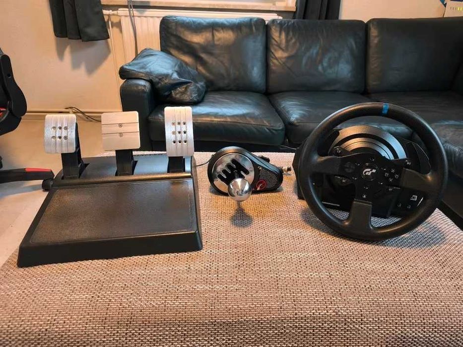thrustmaster t300 rs gt + shifter na ostatnim zdj