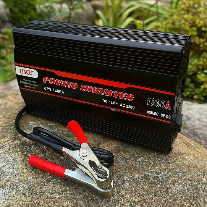 Бесперебойник-инвертор 1300 UPS / ЧИСТАЯ СИНУСОИДА/ с ПОДЗАРЯДКОЙ