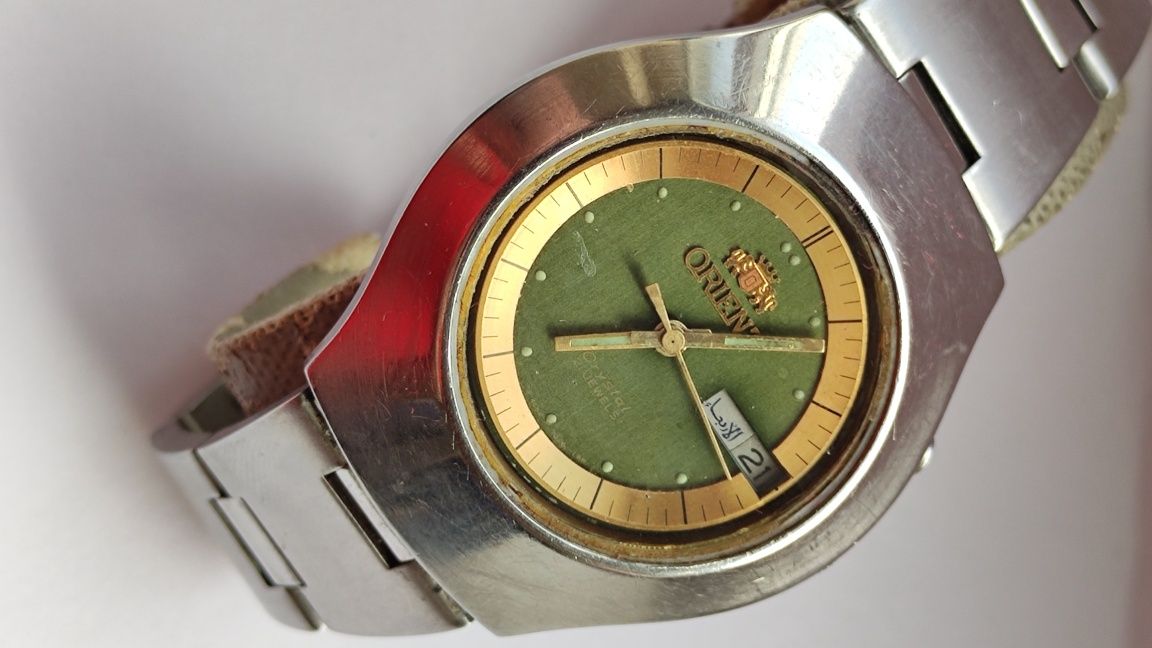 Винтажные, редкие мужские часы Orient