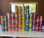 Latas de Fanta [ vazias ]