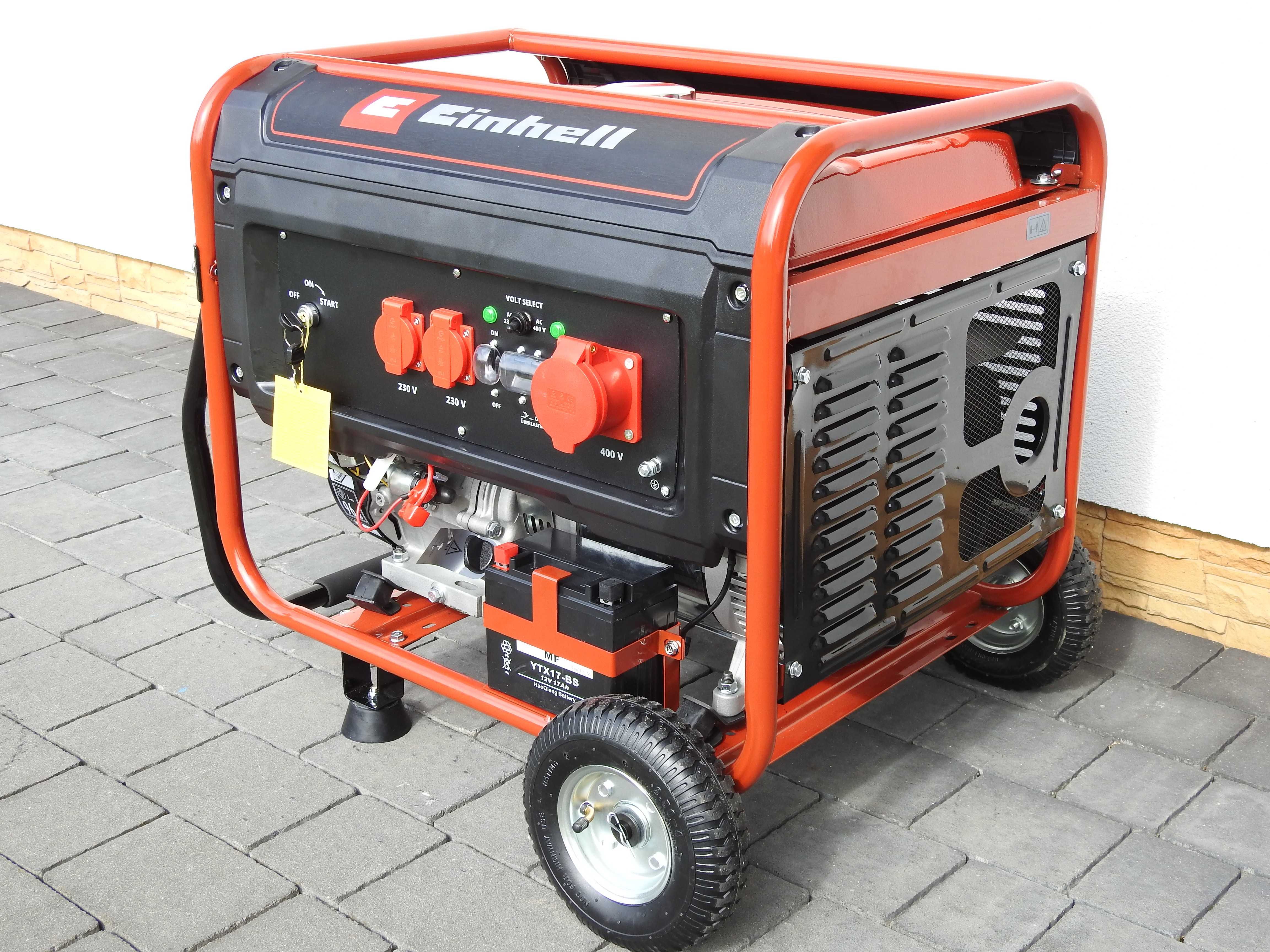 Agregat prądotwórczy Einhell, nowy generator 5500W 1 x 400V, 2 x 230V