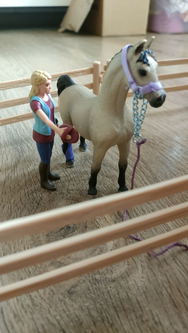Zagroda, stajenna i konie arabskie Schleich 42369

Numer zestawu: 4236