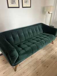 Sofa - głęboka butelkowa zieleń