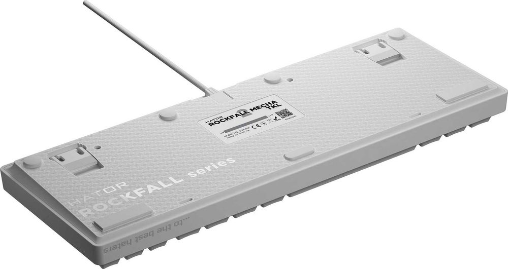 Нова клавіатура HATOR Rockfall 2 Mecha TKL Orange, White (HTK-521)