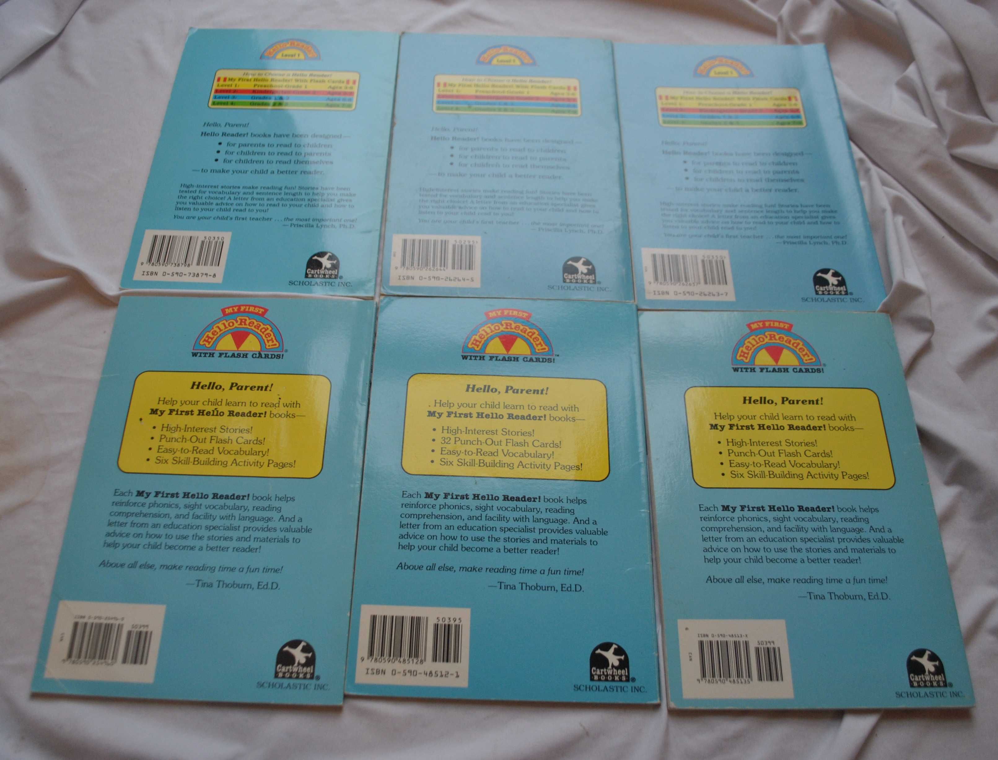 Hello Reader level 1 zestaw 4 książeczki po angielsku dla dzieci