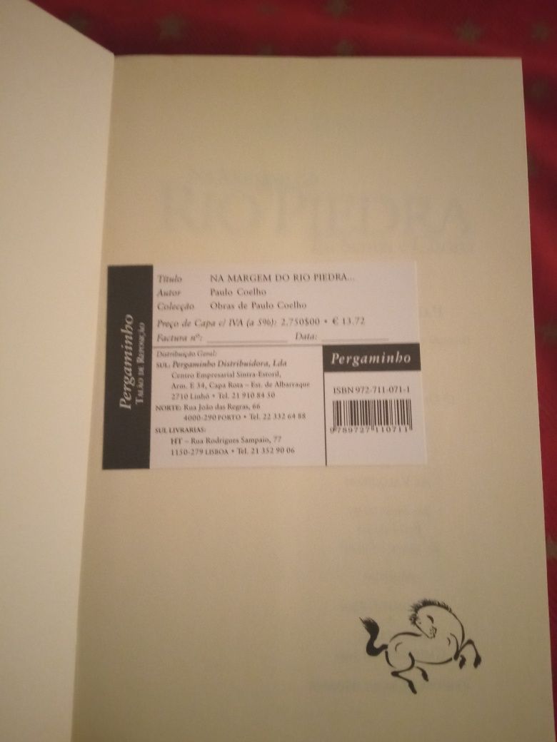 Livro do Escritor Paulo Coelho Novo