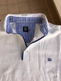 Polo Branco Pedro del Hierro PdH Original para Homem