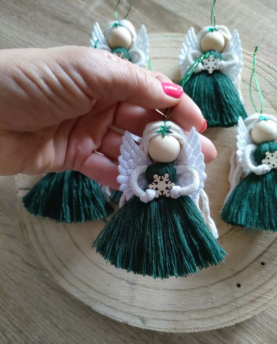 Aniołki na choinkę box świąteczny