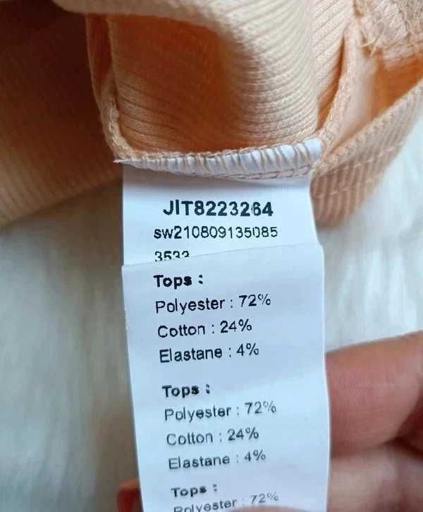 Morelowa wycięta bluzeczka top S-L
