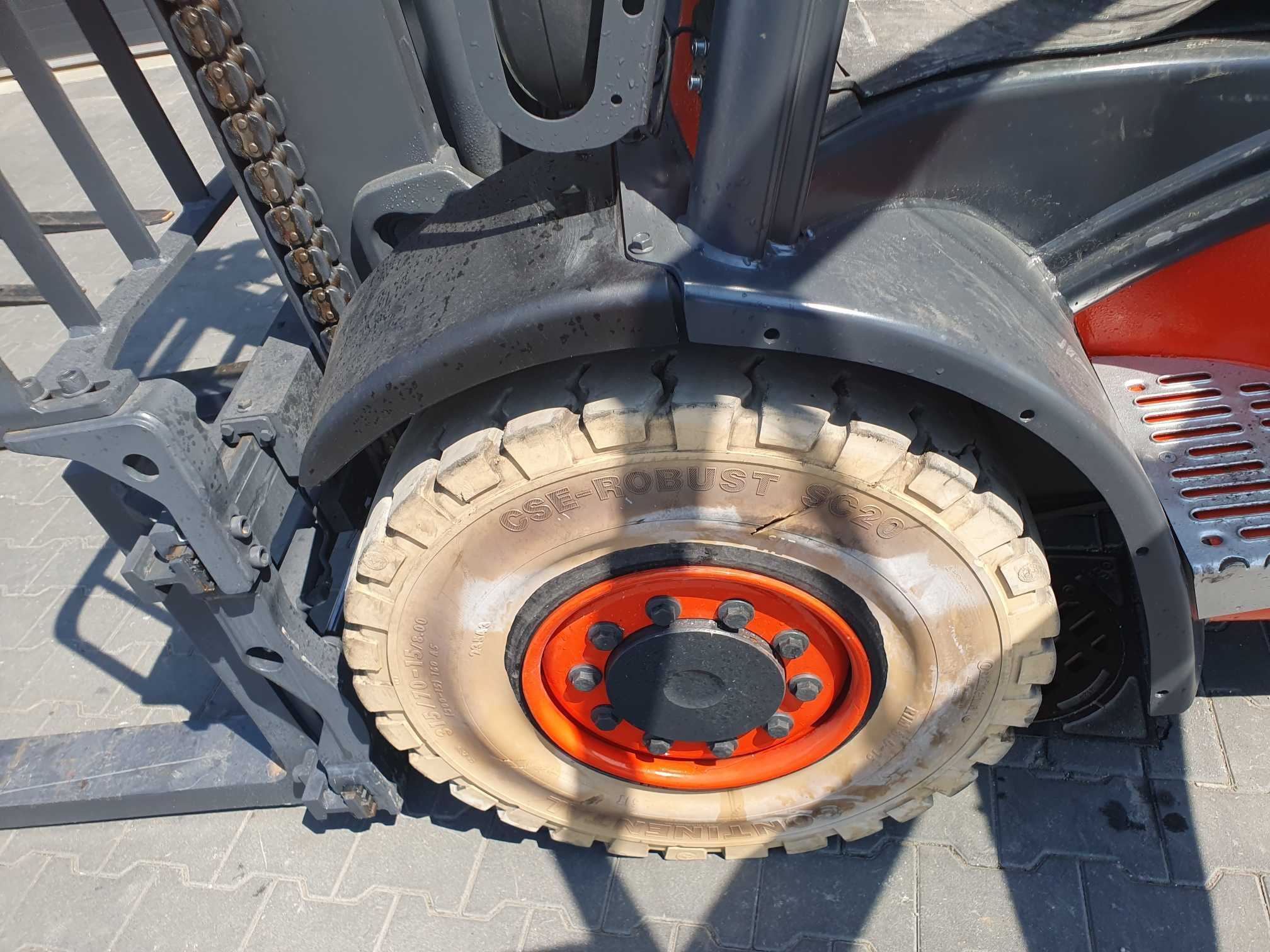 Wózek widłowy Linde H45D-02 2019r Pozycjoner Diesel Kabina H50 H40 H35