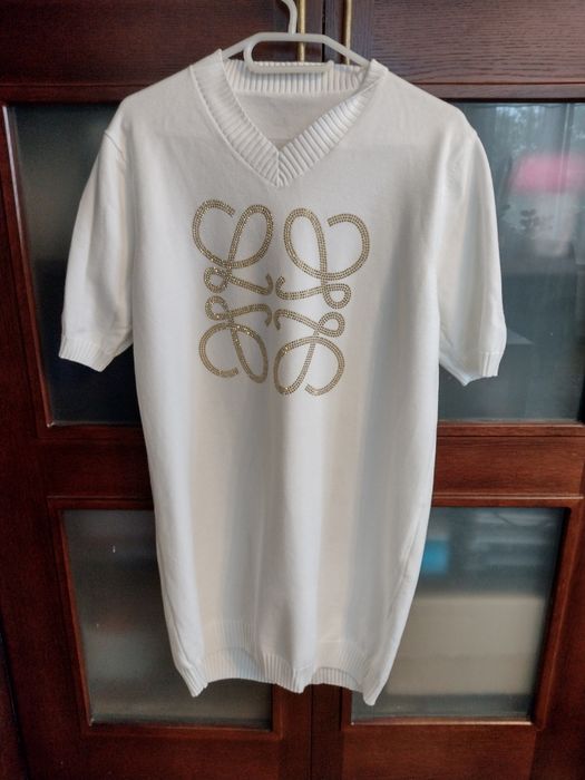 Sweterkowa tunika, sukienka l/xl
