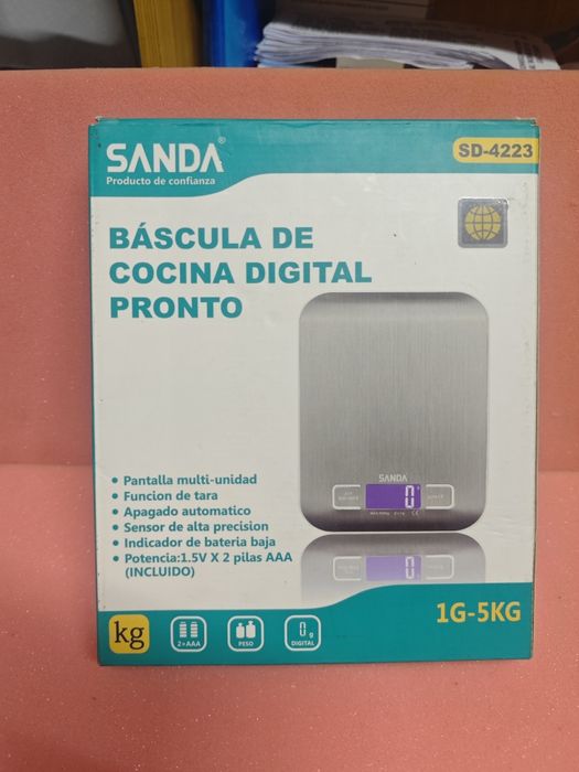 Balança digital de cozinha 1g - 5kg
