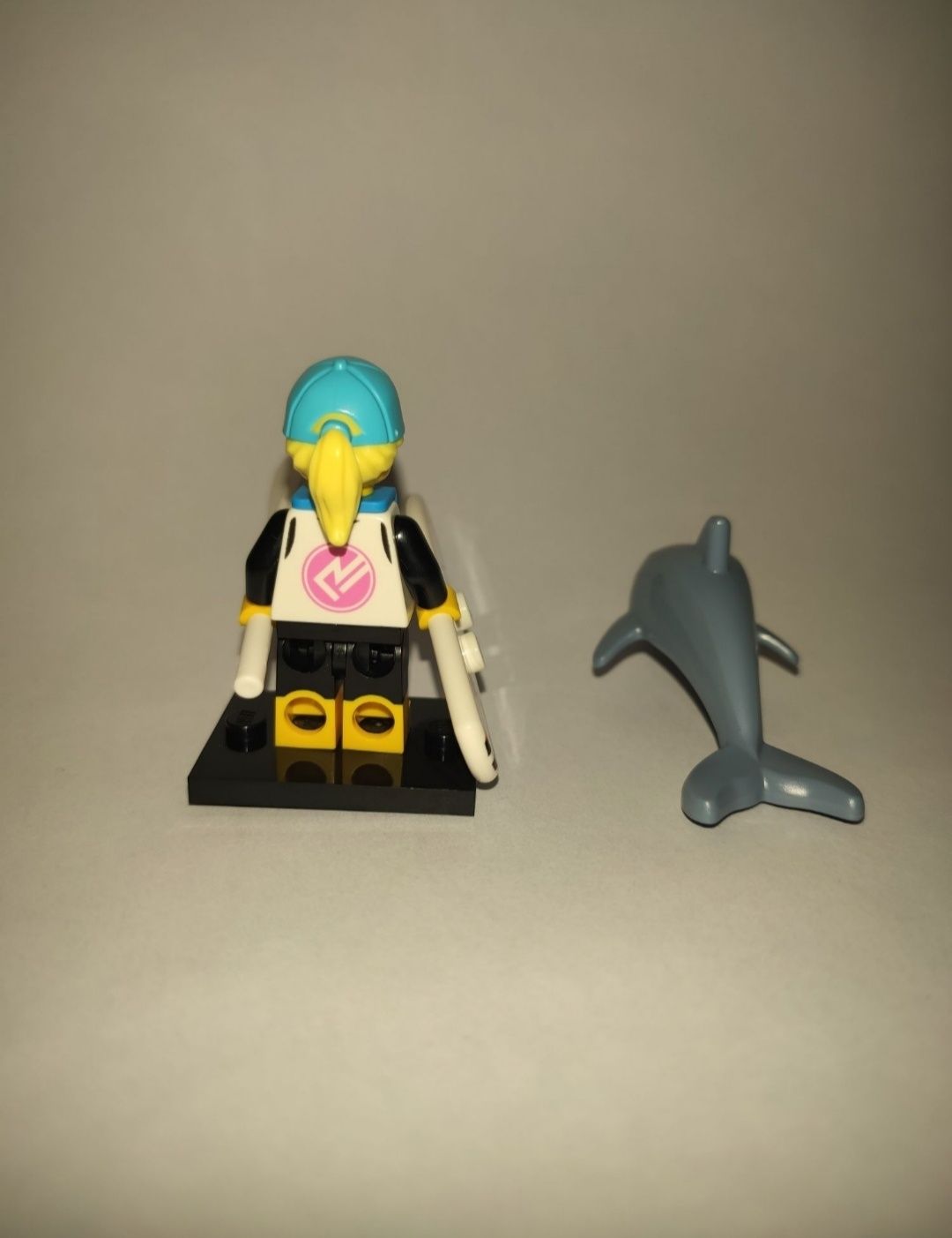 Nowa Saszetka Lego Figurka Paddle Surfer col21-1 Ludzik Series 21