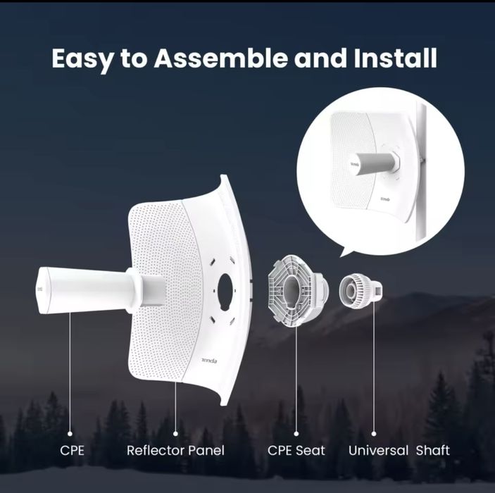 Ретранслятор Тенда Tenda O8 5GHz 11ac 23dB