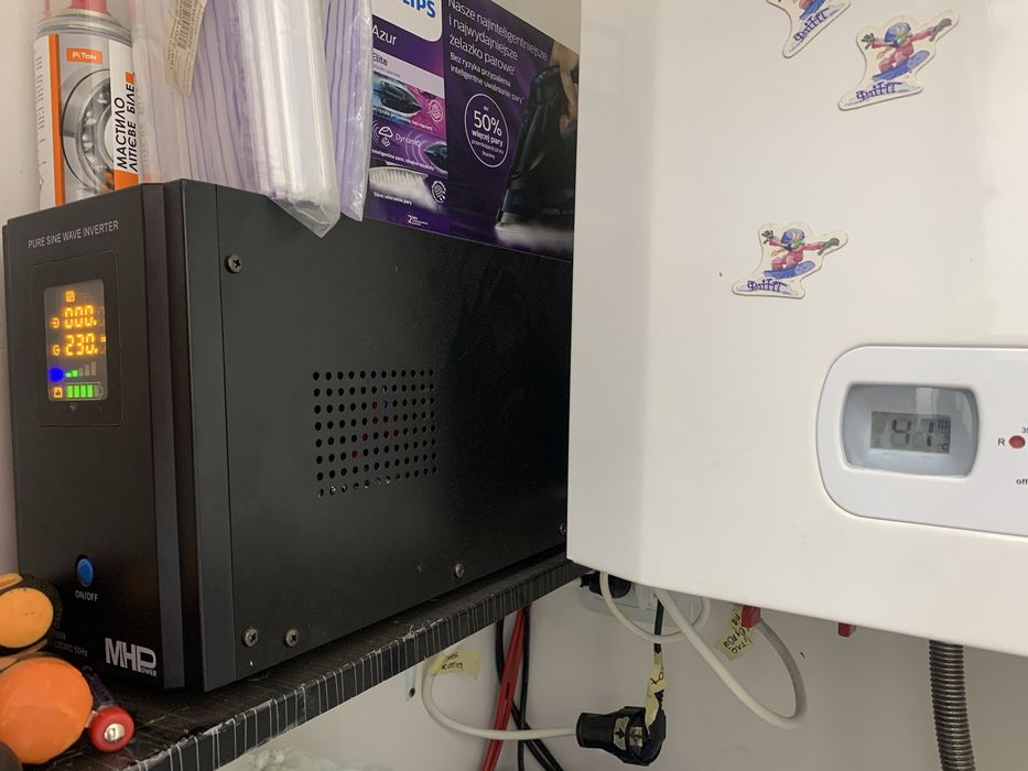 Дбж правельна синусоїда 700w з АКБ 100А комплект