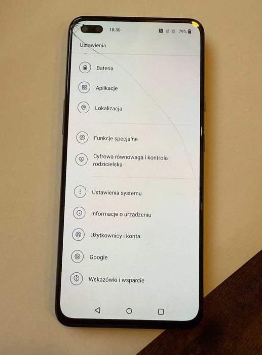 OnePlus Nord AC2003 – pęknięty ekran, ale w pełni sprawny
