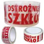 TAŚMA ostrożnie szkło taśma zabezpieczająca klejąca pakowa