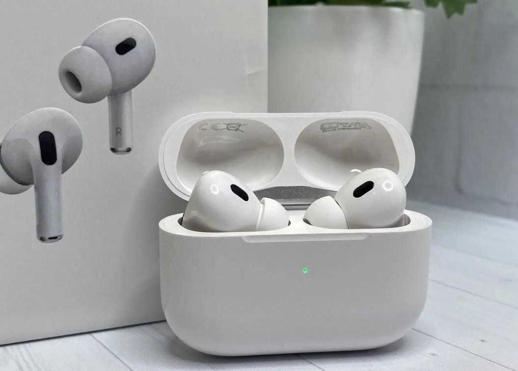 Навушники Бездротові AirPods pro Gen 2 без шумки 1в1 Lux +чохол