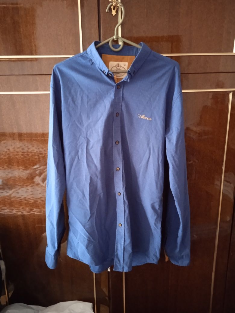 Рубашка Alsace, XL, синяя, мужская