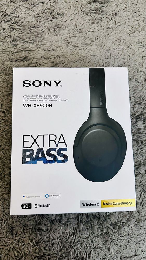 Auscultadores Sony WH-XB900N