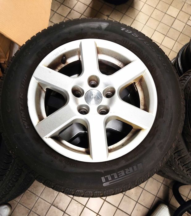 Jantes+Pneus Peugeot 206/106/C3/C2/SAAB/PUNTO/