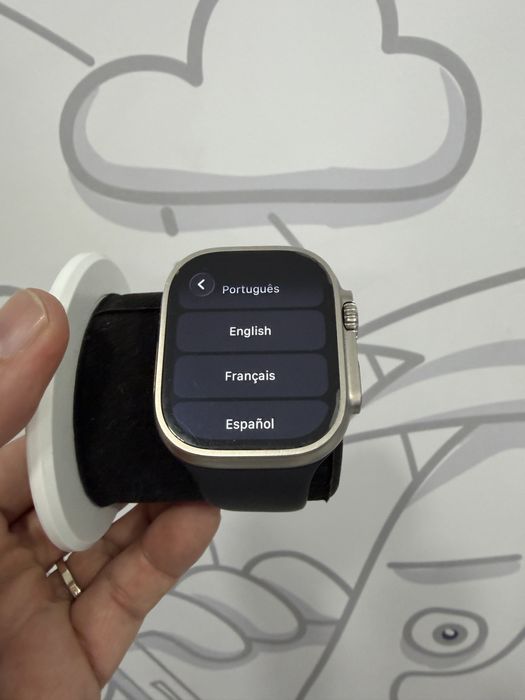 Apple watch Ultra 2 titanium