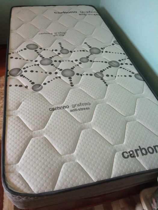 Colchão Premium Viscoelástico Carbono Grafeno 90x190-NOVO custou 232€