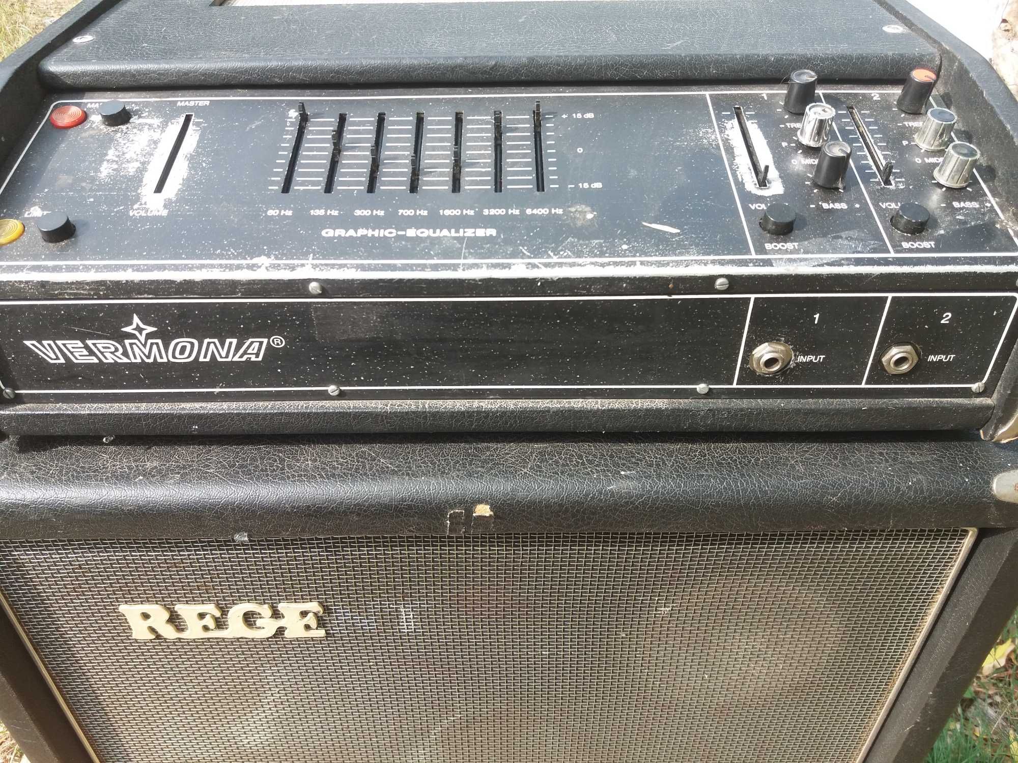 Vermona Regent 1020 głośniki rft 4ohm wzmacniacz i kolumna