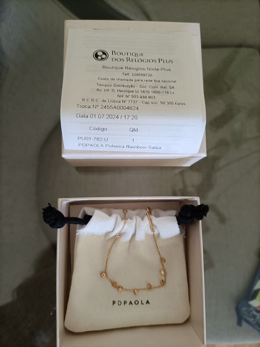 Pulseira nova comprada na Boutique dos relógios da marca PDPAOLA