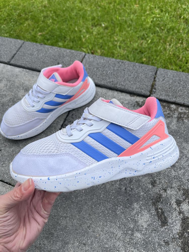 Adidas r. 34 Nebzed Cloudfoarm biale buty adidasy na rzep dla dziewczy