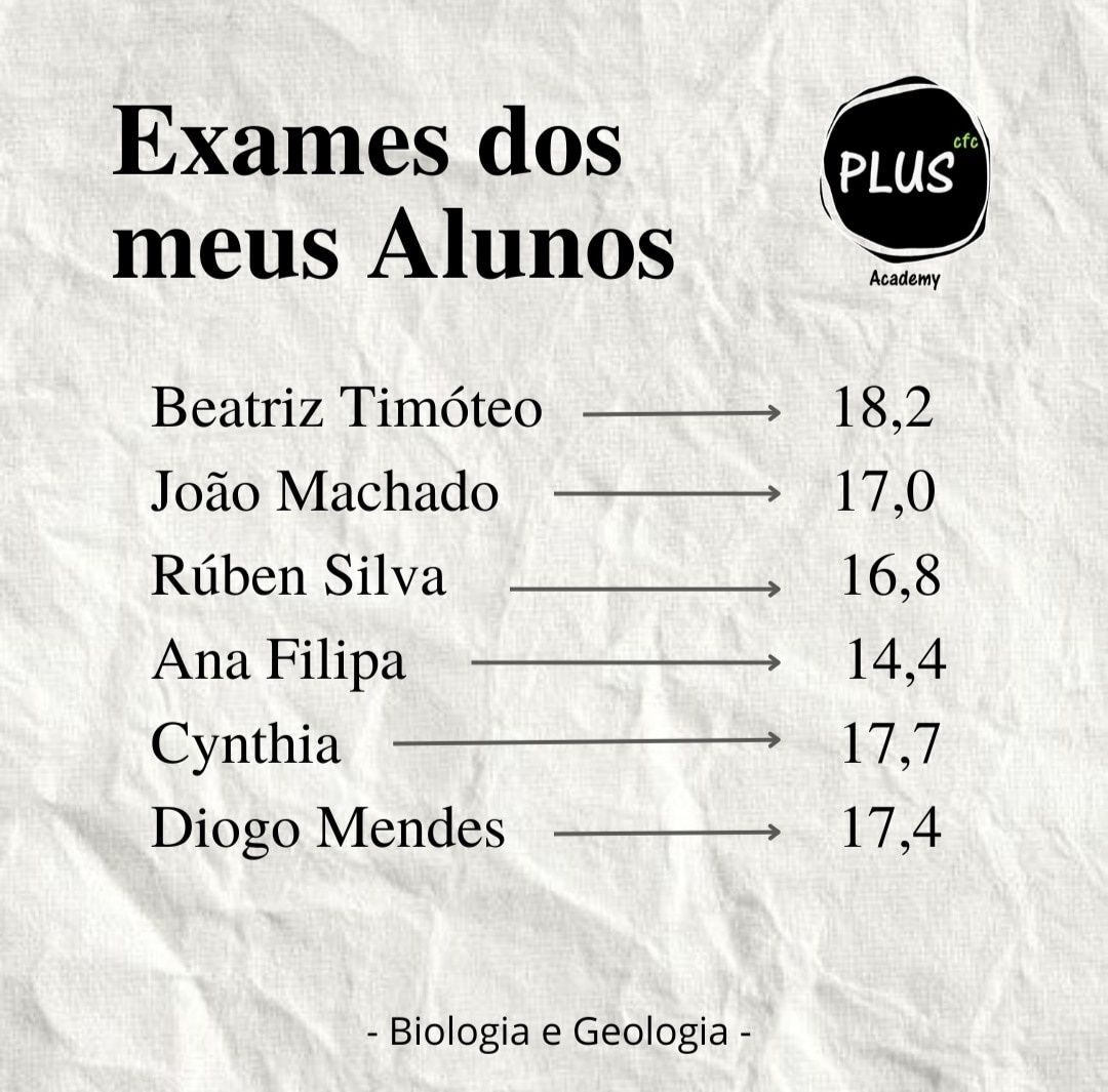 Preparação Exame Biologia e Geologia