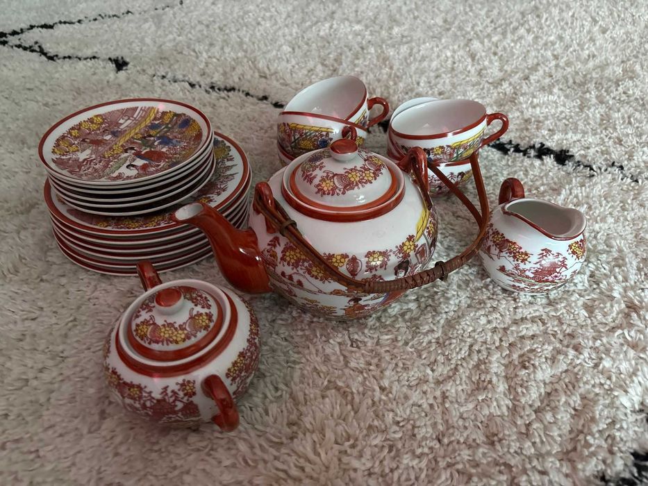 Conjunto /serviço de chá oriental