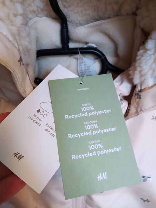 Kombinezon zimowy dla dziewczynki 92 h&m nowy
