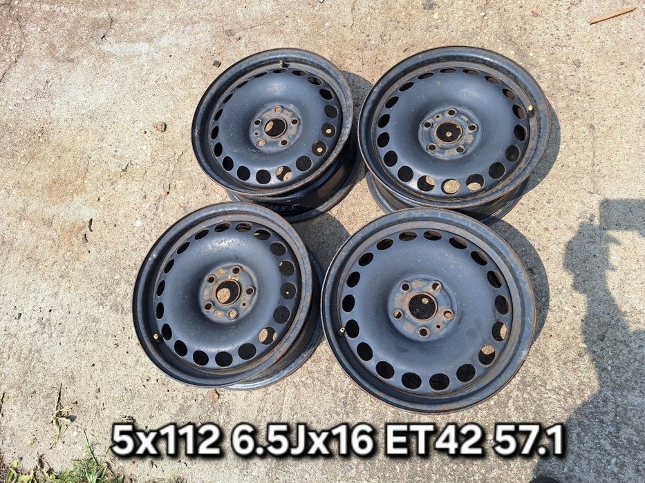 Felgi stalowe 5x112 6.5Jx16 ET42 VW Passat B6 B7 B8 Eos Scirocco koła