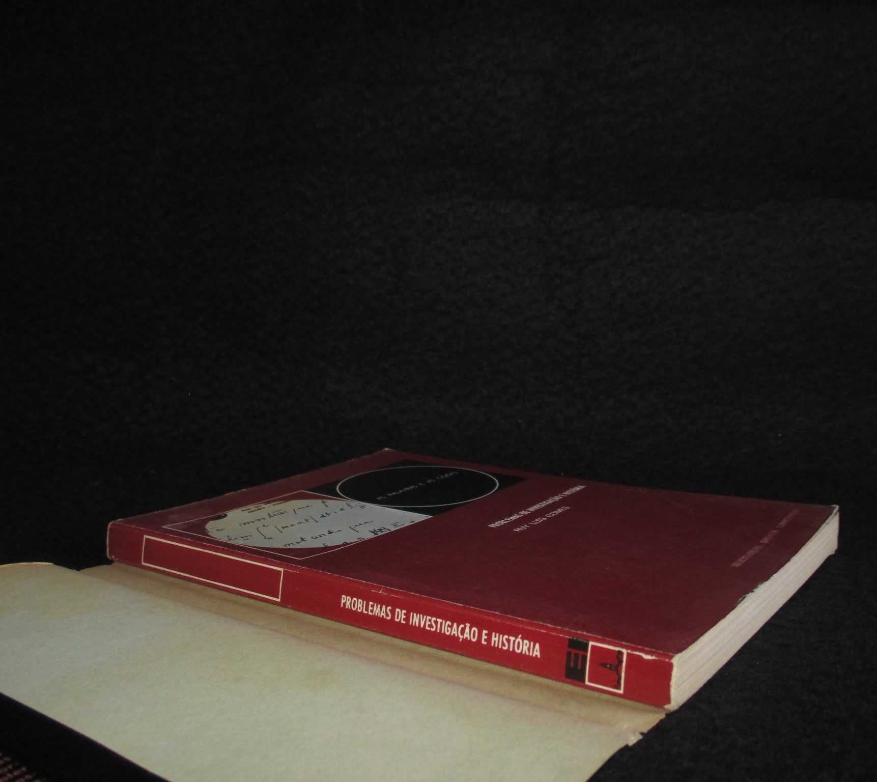 Livro Problemas de Investigação e História Ruy Luís Gomes