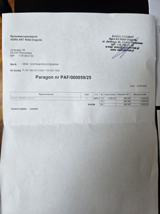 Słuchawki Focal Bathys Deep Black z lutego 2025 #gwarancja