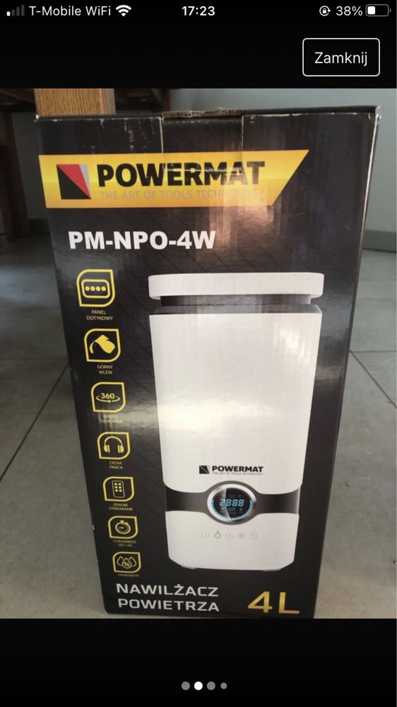 Nawilżacz powietrza Powermat