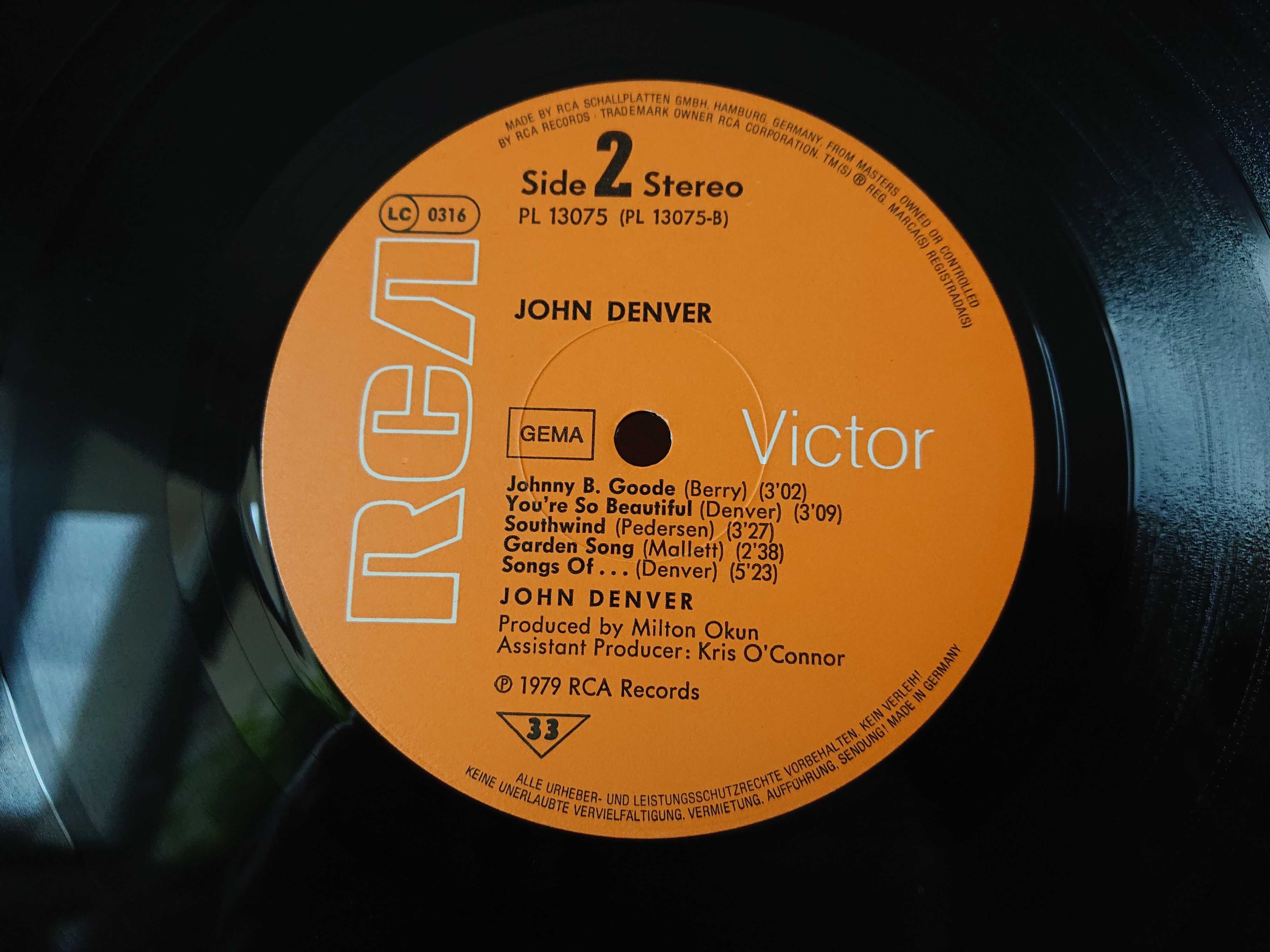 John Denver PRZESŁUCHANA UMYTA płyta winylowa