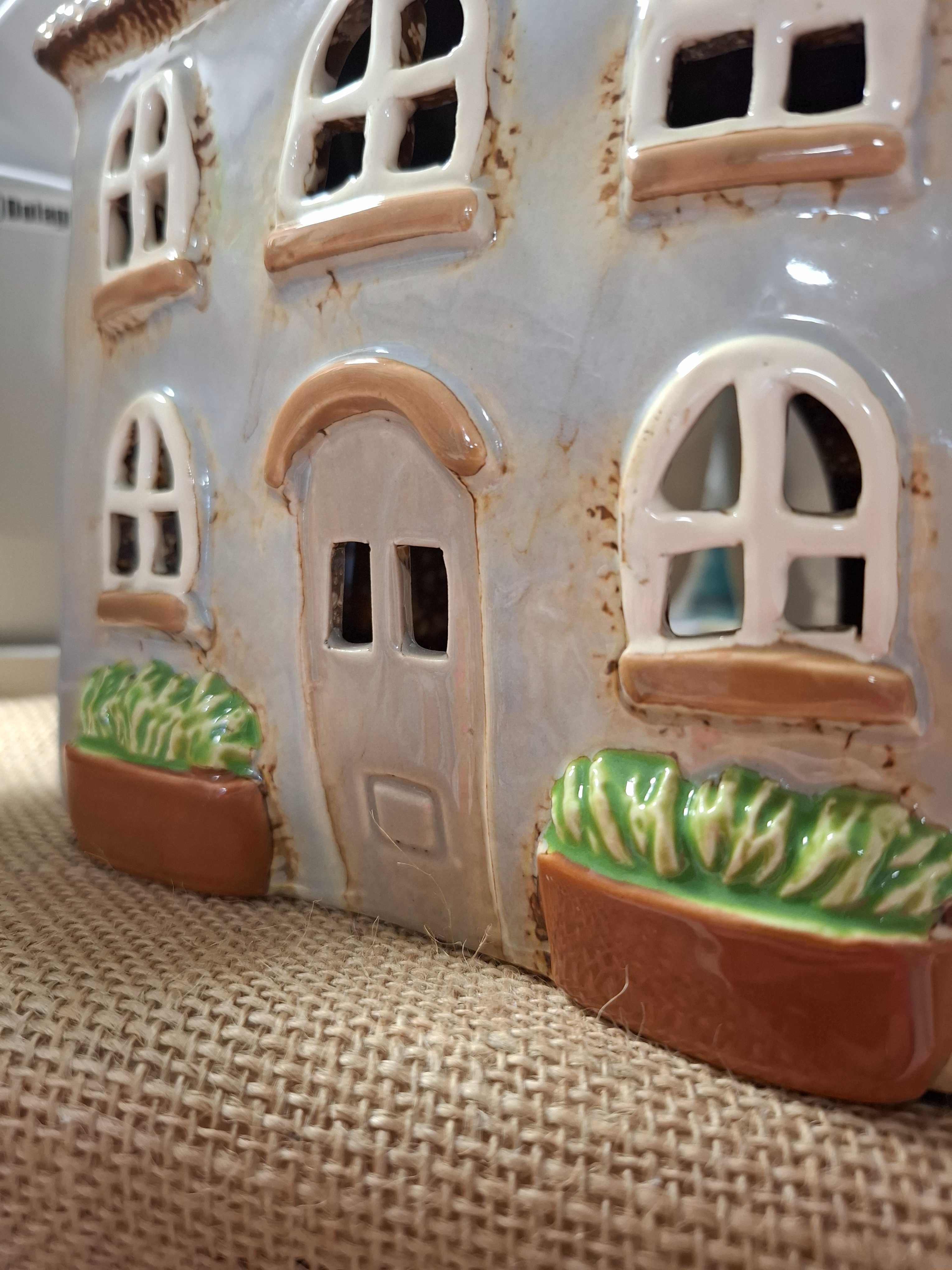 Donek kamieniczka ceramiczna na tealighty