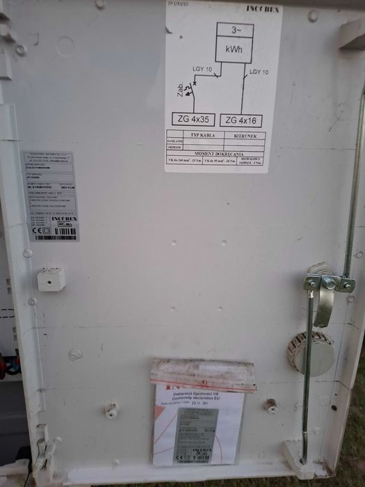 Skrzynka elektryczna budowlana z kablem