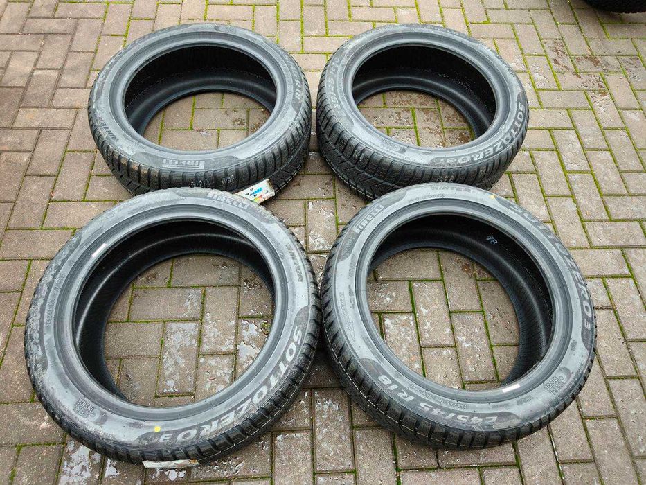 245/45 96V R18 PIRELLI Sottozero3 SEAL NOWE 8mm 2022r Zimowe Opony 4SZ