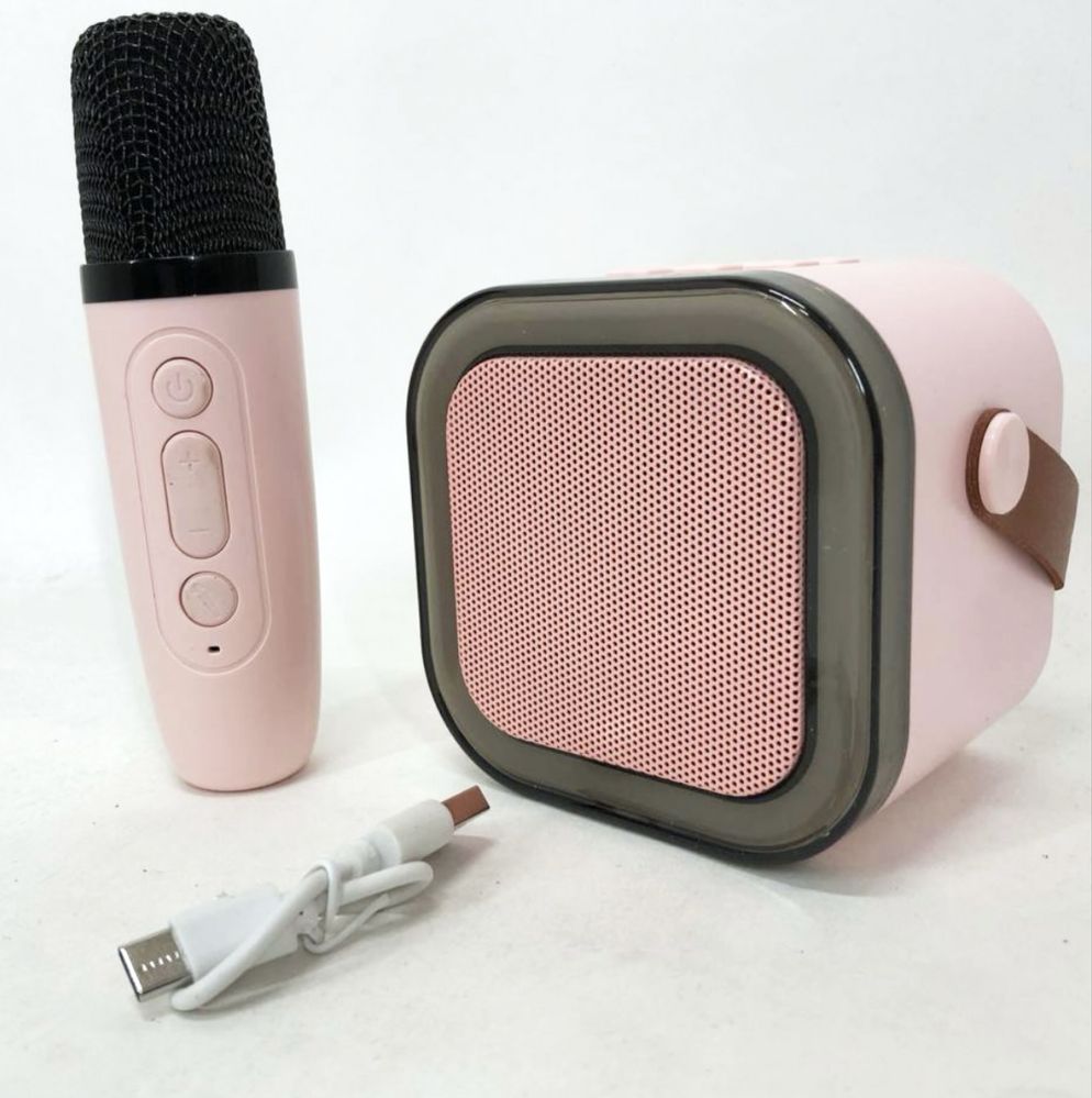 Колонка караоке з підсвіткою і мікрофоном Bluetooth