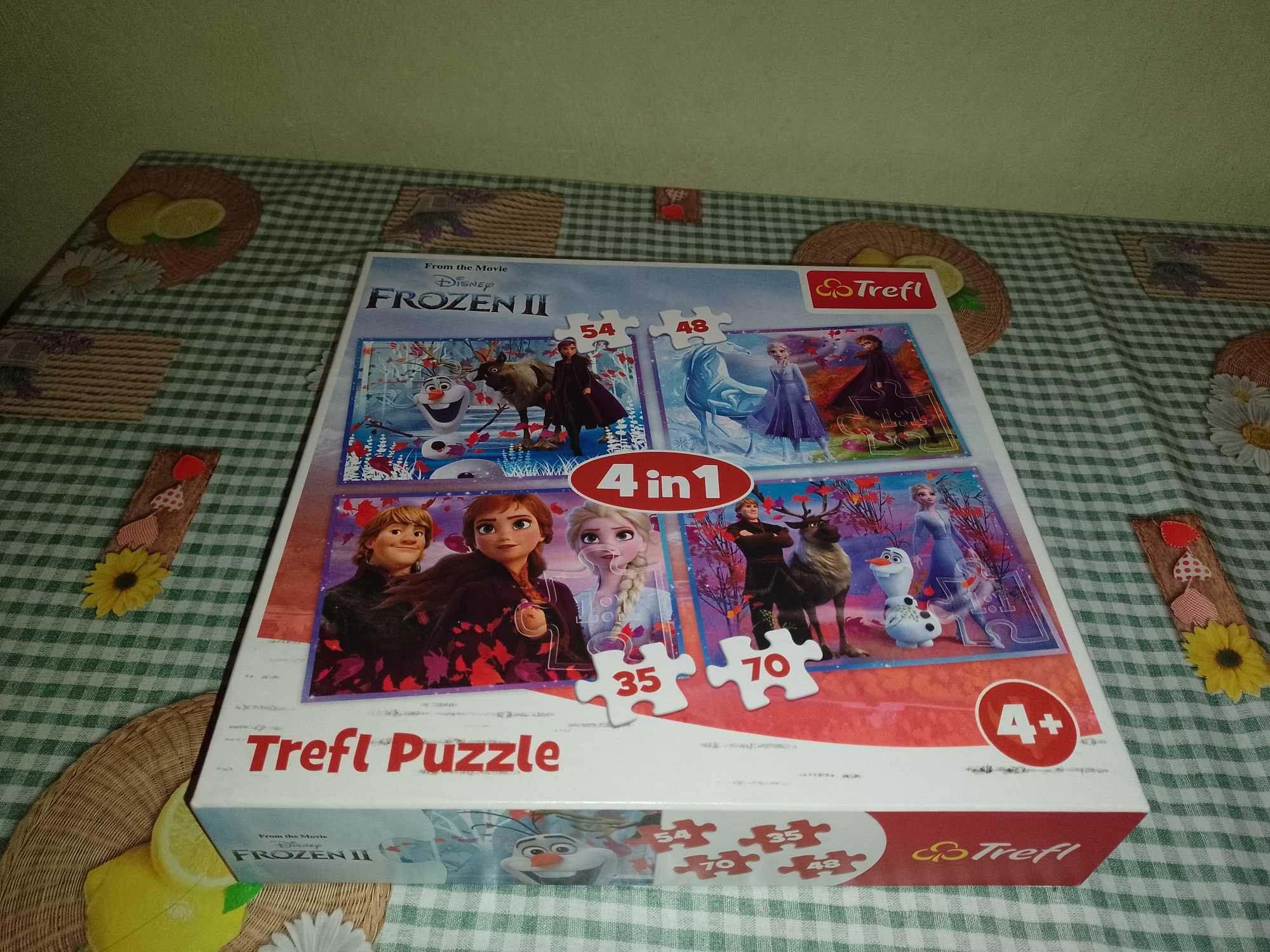 Puzzle kraina lodu 4in1