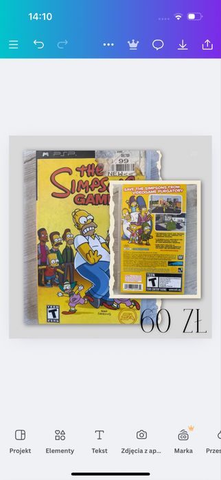 Gra na Psp - the simpsons