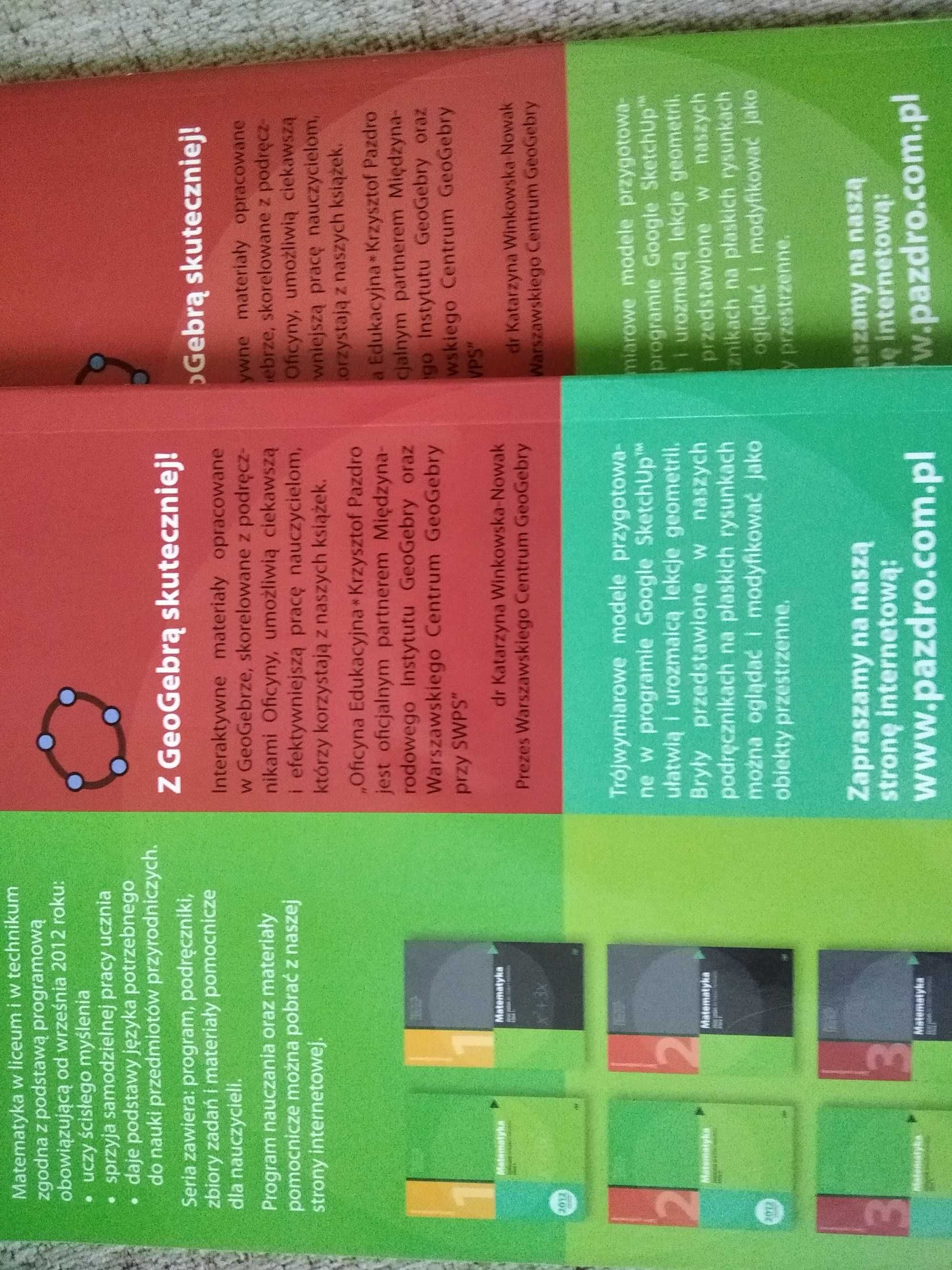 Matematyka Podręcznik do liceów oraz zbiór zadań 2 Zakres podstawowy