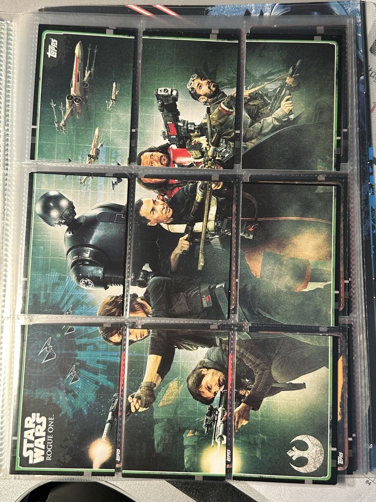 Kompletny album Topps Star Wars Gwiezdne Wojny Rouge One Łotr
