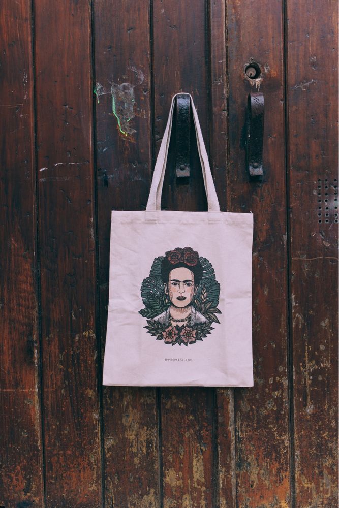 Tote bag Frida Kahlo (cores)