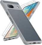 Tocol etui Google Pixel 7A pancerne półmatowe szare + 2x szkło na LCD