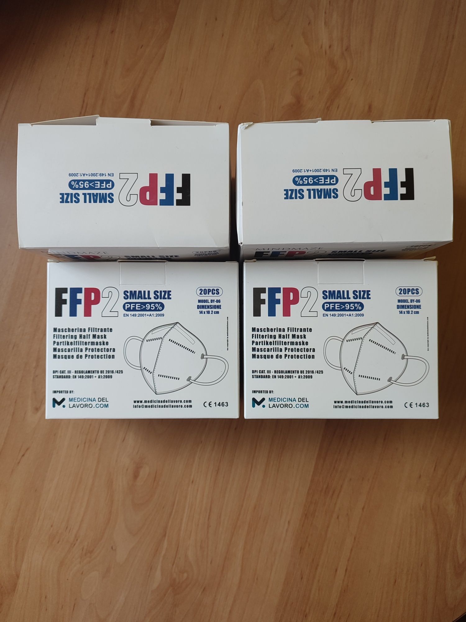 Profesjonalne maseczki typu FFP2