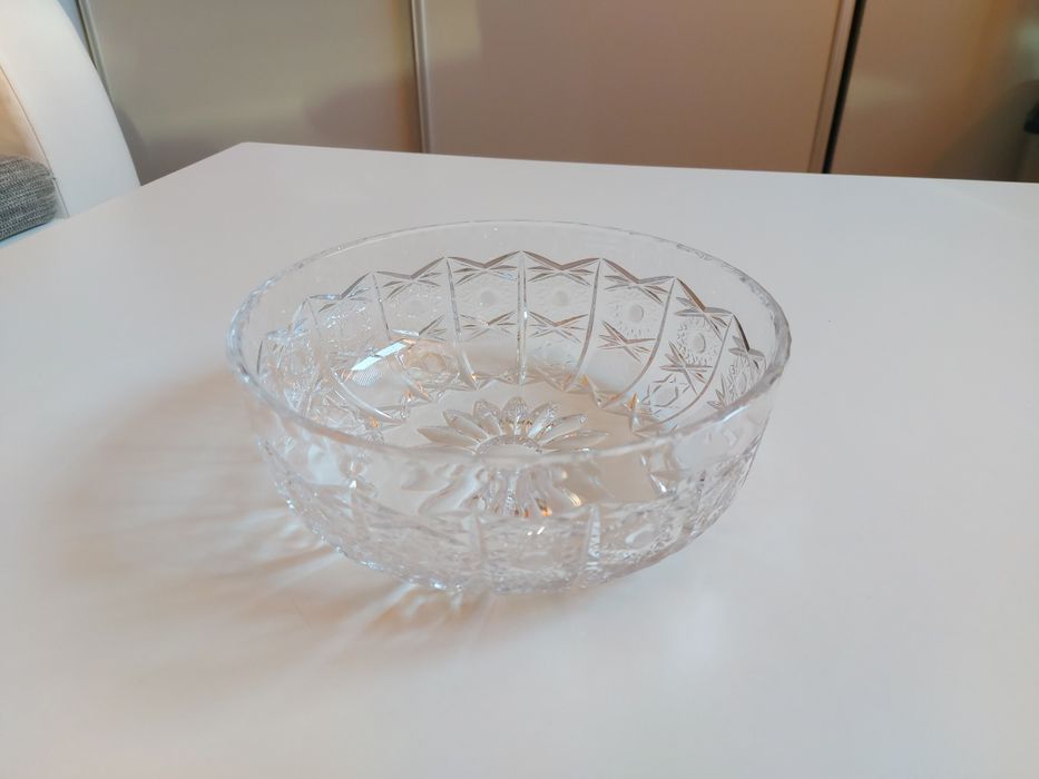 Szkło kryształy PRL - duża misa